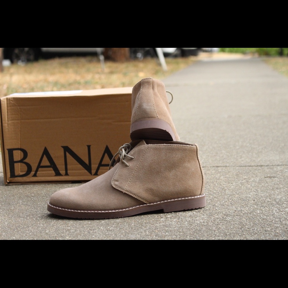 New Suede Desert Chukka Boot from Banana Republic